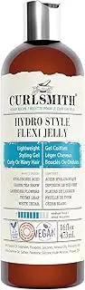 CURLSMITH - Hydro Style Flexi-Jelly - Vegan Defining Gel for Wavy, Curly or Coily Hair (16 fl oz)