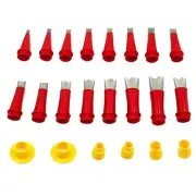 Universal Integrated Rubber Nozzle Tool Kit, Caulking Tool Kit Easy7389