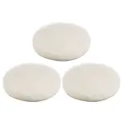 3pcs Wool Buffing Pads 7 inch Polishing Pad Polishing Buffing Pad Hook and Loop