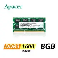 在飛比找蝦皮購物優惠-(聊聊享優惠) Apacer 宇瞻 8GB DDR3L 16