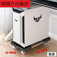 在飛比找蝦皮購物優惠-<台灣現貨> 電腦主機架 旋轉移動主機架 附煞車 主機便利移