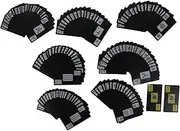 COSMEVIVI Waterproof Set Mini Travel Poker Cards PVC Portable Chinese Mahjong Kit