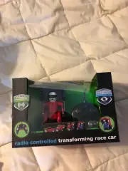 NEW RADIO CONTROLLED TRANSFORMING RACE CAR THE BLACK SERIES TOY