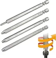 ENGINEER DBZ-20 Screw Extractor Bit Set (Made in Japan) for Broken Screws, Damaged Screws Including but not confined to Hex Socket and Phillips Heads, used with power tools impact drivers