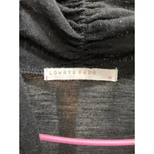 日本🇯🇵品牌 Lowrys farm 黑色毛衣