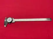 Starrett 120A-9 Dial Caliper, Stainless Steel, White Face, 0-9" Range IN STOCK