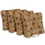 Blazing Needles Corded Tapestry Chair Cushion 17In 4 Count
