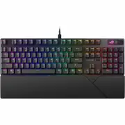 ASUS ROG Strix Scope II NX gaming keyboard with pre-lubed ROG NX SNOW switches sound-dampening foam