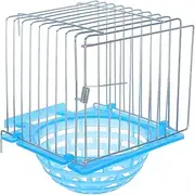 LOORGVEL Bird Hatching Nest Breeding Box Space Efficient Transparent Design for Parakeets Conures and Chickadees Easy to Clean Material for Outdoor Hanging Use