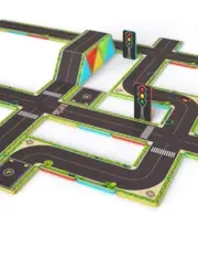Babyiland Magnetic Tiles Road Toppers Set Kids Magnetic Building Blocks Toddl...