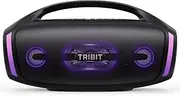 TRIBIT StormBox Blast 2 Bluetooth Speaker, 200W Portable Speaker with Subwoofer,XBass,LED Lights,Bluetooth 5.4,IP67,Custom EQ,30H Playtime,Karaoke Function-Perfect for Outdoor Party/Garden/Beach