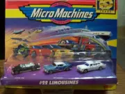 Mirco Machines #22 Limousines 10 Years Set on Card Rare Vintage NOS sealed
