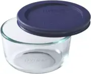 PYREX Simply Store 1-Cup round Glass Food Storage Dish w lid