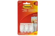 Command Micro Hooks - White (3 Pack)