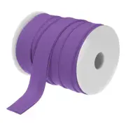 1 Inch Double Fold Bias Tape Continuous Bulk Bias Tape (Dark Purple 25 Yards)