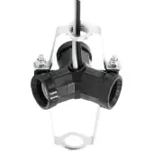 Candelabra Base 3 Light Cluster Socket,e12 Cluster Lamp Holder with Bracket L...
