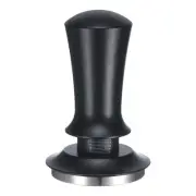 58mm Espresso Tamper for Espresso Machine (Flat Base, Black)