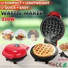 350W Mini Waffle Maker Non-Stick Snack Pancake Cake Breakfast Making Machine Pan