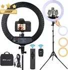18" Ring Light Tripod Touch Panel Makeup Studio YouTube Vlog CRI>90 Remote Bag