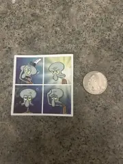 SpongeBob Squidward Vinyl Sticker