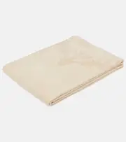 [Loro Piana] Loro Piana Crest cotton beach towel One Size beige