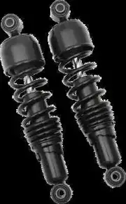DS Black 11in Replacement Rear Shock Absorber Pair Dyna Super Glide Sport 99-05