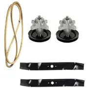 Deck Kit - Blades Spindles Belt - Fits Cub Cadet Fits Troy-Bilt Fits Toro 42"