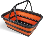 HORUSDY Portable Collapsible Sink, Foldable Large Multifunctional Storage Basket for Outdoor Camping, Wash Basin, Picnic, Hiking, Home. 16L Capacity