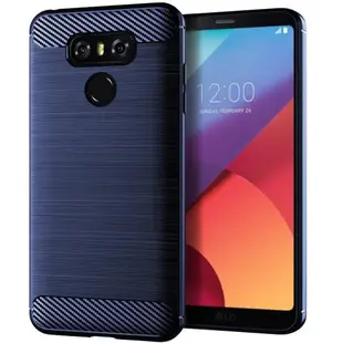 適用LG G6 Plus手機殼 LG G6+保護套拉絲紋防滑全包硅膠防摔軟殼