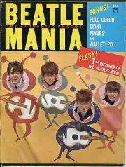 MAG: Beatle Mania #1 1964-1st issue-John-Paul-George-Ringo-Brian Epstein-pix-...