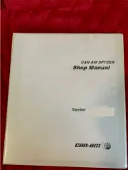 2008 2009 2010 2011 Can-Am RS GS Spyder motorcycle service manual binder