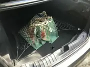 Rear Trunk Floor Style Organizer Mesh Web Cargo Net for JAGUAR XF 2009-2024 New