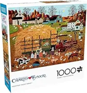 Buffalo Games - Charles Wysocki - Honeynut Valley Farm - 1000 Piece Jigsaw Puzzle for Adults Challenging Puzzle Perfect for Game Nights - Finished Puzzle Size is 26.75 x 19.75