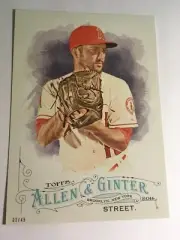 2016 Topps Allen & Ginter Jumbo 5x7 Huston Street Angels 193 #’d 03/49