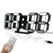 COVERY LED Digital Wall Clock, 3D Desk Clocks for Bedrooms, Office, Classroom...
