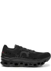 ON Running Cloudmonster Mesh Sneakers - Black - 10, on Running Trainers, Rubber 10