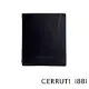 【Cerruti 1881】限量2折 義大利頂級小牛皮6卡短夾 全新專櫃展示品(黑色 CEPU05427M)