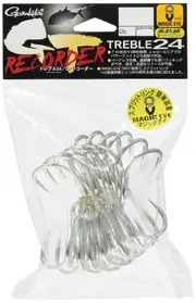Gamakatsu Treble 24 GT Recorder Fishing Hooks Sizes 40 to 70