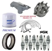 Tune Up Kit Filters Cap Wire Spark Plugs For DODGE B250 V8 5.9L 1993-1994