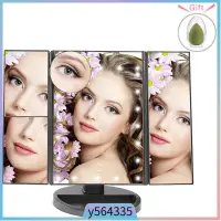 在飛比找蝦皮購物優惠-Makeup Mirror LED Touch Screen