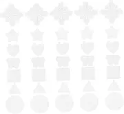 Veemoon 70Sheets DIY Cross Stitch Mesh Plastic Embroidery Craft Material for Adults Shapes for Decorations Bookmarks and More