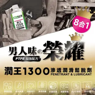 【WILITA 威力特】8合1全能潤王1300滲透潤滑鬆脫劑600ml 一瓶抵多瓶!!(12入量販組)