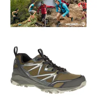 MERRELL 美國 男款 CAPRA BOLT MID GORE-TEX 登山鞋 〈深橄欖綠〉/ML3742/悠遊山水