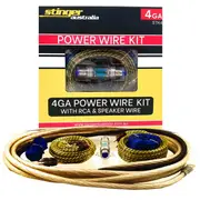 Stinger STK4 Amplifier Wiring Kit 4 Gauge
