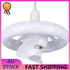Socket Fan Light RGB Mode Light Socket Fan 3 Speeds Ceiling Fans with Light Bulb