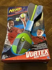 NEW In Box Nerf Aero Howler Vortex Football Whistle Hasbro Green Silver