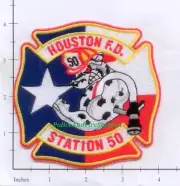Texas - Houston Station 50 TX Fire Dept Patch - Dalmation