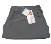 New ROSSIGNOL Women's Hiking Polyamide Capri Pants Dark Shadow Size XL NWT