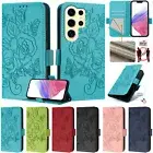 For Samsung Galaxy A15 A14 A13 A12 Leather Cover Flip Holder Wallet Phone Case