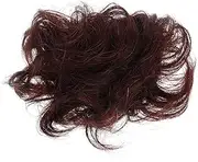 PAMINGONO Human Hair Bun Extension Fluffy Messy Bun Hair Piece for Natural Look Deep for Updos and Casual Hairstyles Accessory